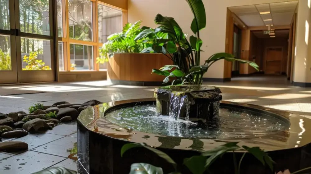 Fuentes de agua decorativas para interiores y exteriores