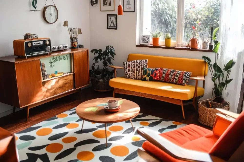 60s Style: Decoration for a Retro home decor