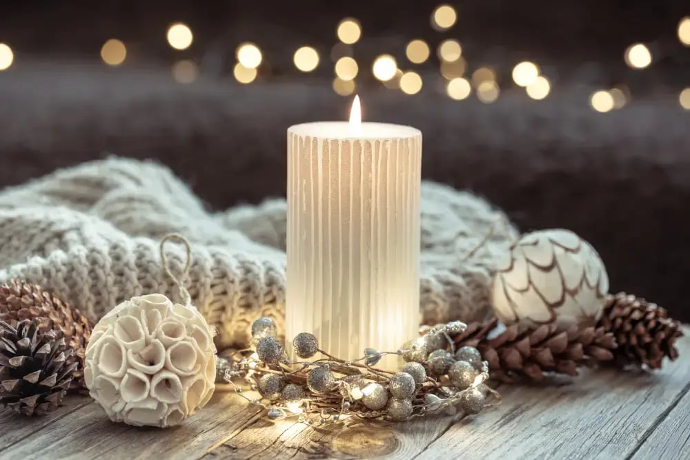Décoration de Noël avec des bougies: idées pour créer une ambiance féerique