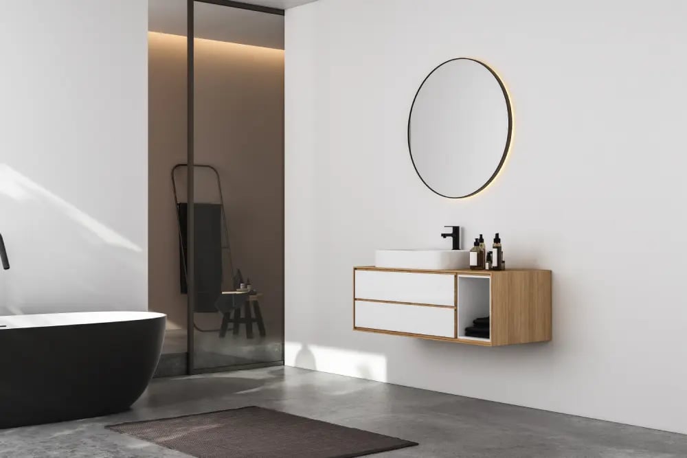ideas creativas para decorar baños minimalistas y practicos
