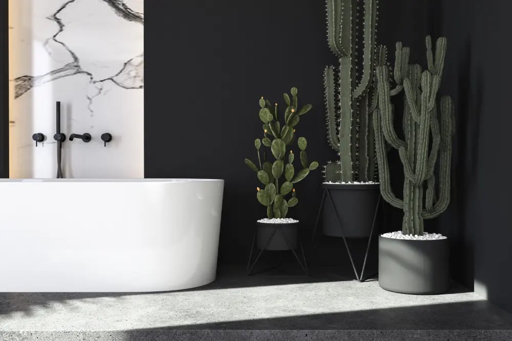 accesorios y decoracion para baños minimalistas y practicos