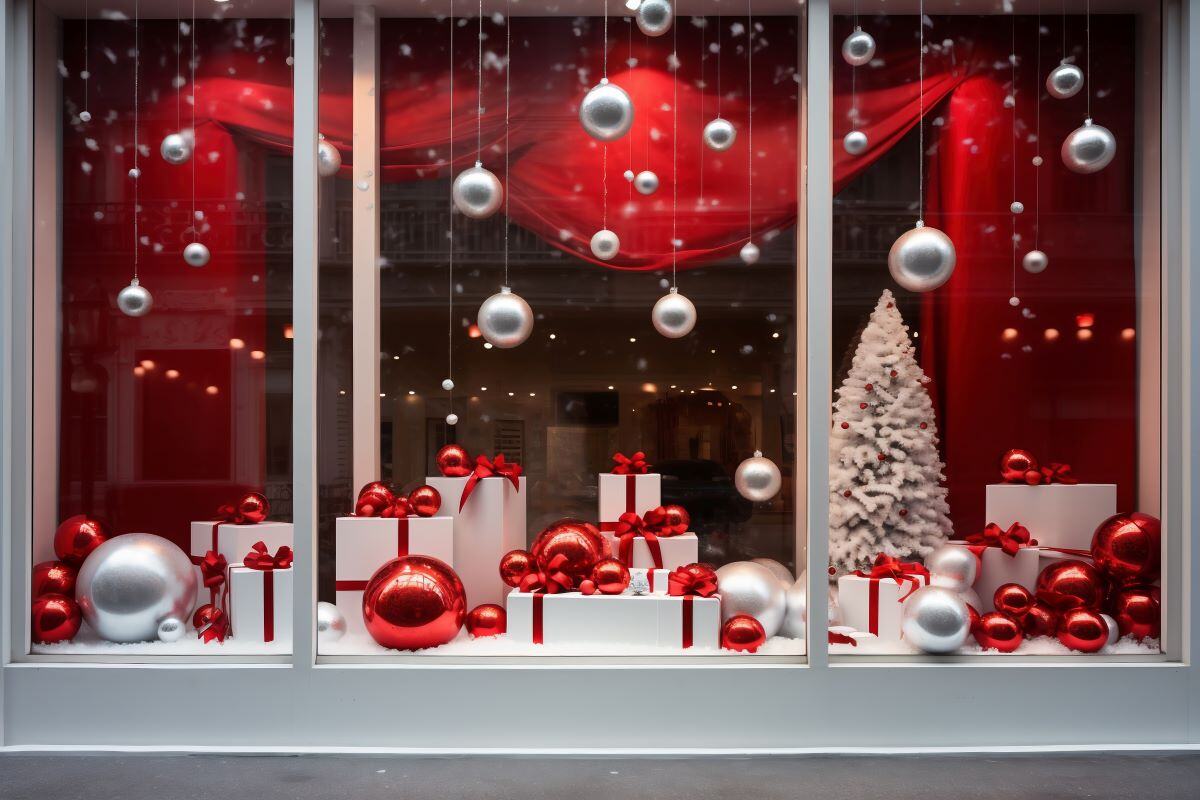 vitrine de noël originale