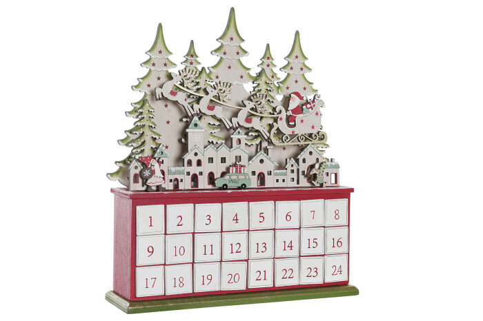 wooden advent calendar