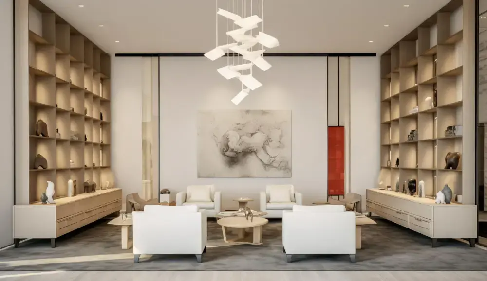 Showroom Interior Decoration: B2B zone guide & product catalogue