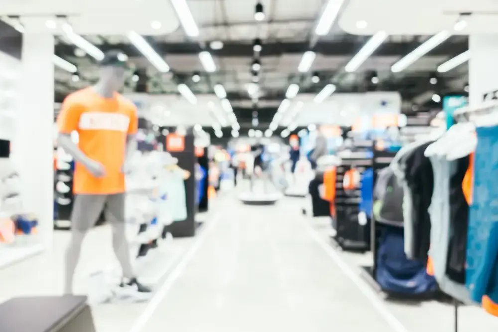 Decoración para tienda deportiva: guía por zonas + catálogo B2B